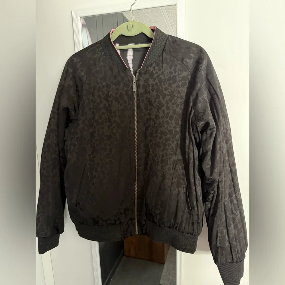 Scotch & Soda Black Reversible Bomber Jacket size L - Picture 2 of 3